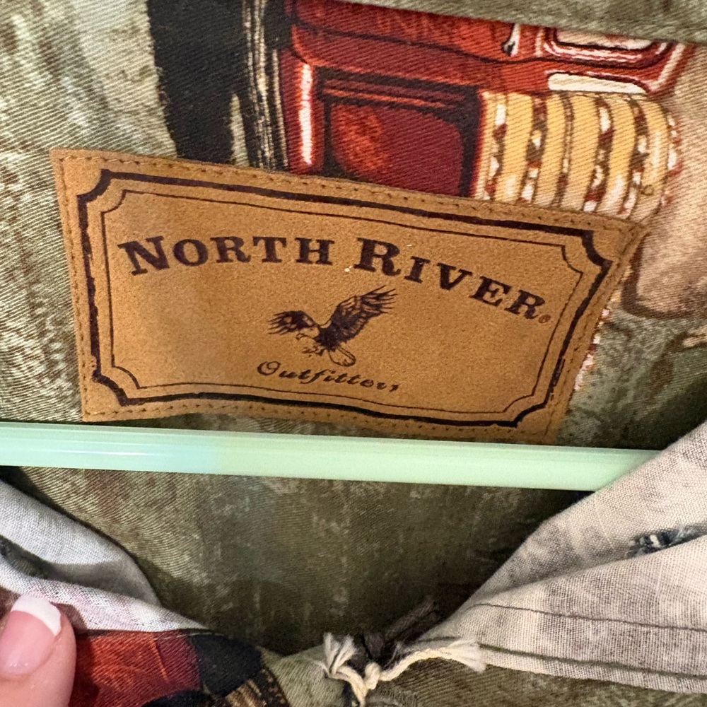 North River Outfitters - Men’s Vintage Car Print Shirt. NWT. - Picture 2 of 7